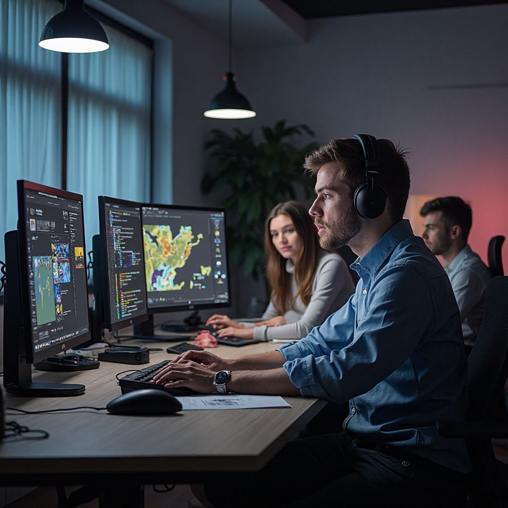 GameAtlas Team Working Together